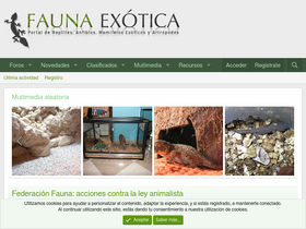 'faunaexotica.net' screenshot