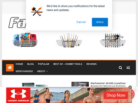 'fauxhammer.com' screenshot