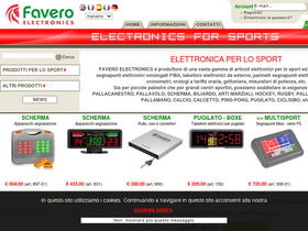 'favero.com' screenshot
