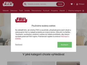 'favi.cz' screenshot