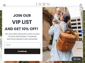 'fawndesign.com' screenshot