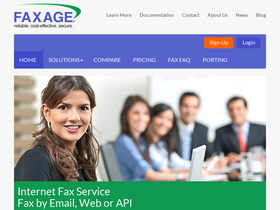 'faxage.com' screenshot