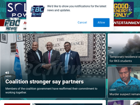 'fbcnews.com.fj' screenshot
