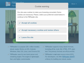 'fbreader.org' screenshot