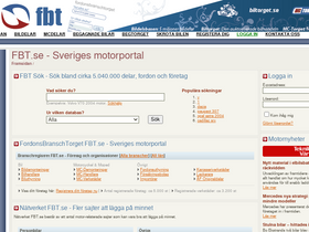 'fbt.se' screenshot
