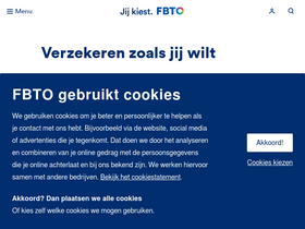 'fbto.nl' screenshot
