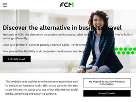 'fcmtravel.com' screenshot