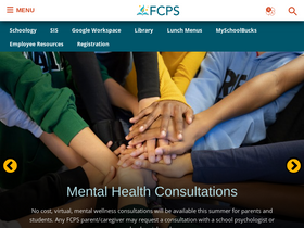 'fcps.edu' screenshot