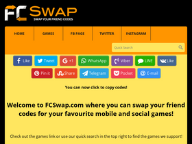'fcswap.com' screenshot