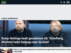 'fcupdate.nl' screenshot