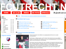 'fcutrecht.net' screenshot