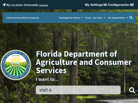 'fdacs.gov' screenshot