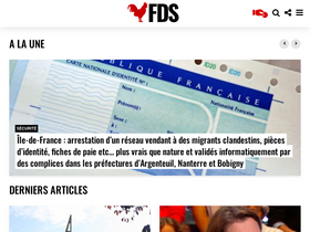'fdesouche.com' screenshot