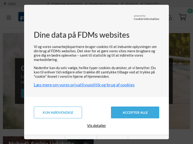 'fdmshop.dk' screenshot