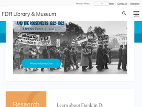 'fdrlibrary.org' screenshot