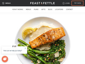 'feastandfettle.com' screenshot