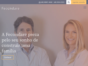 'fecondare.com.br' screenshot