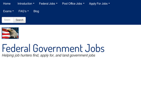 'federaljobs.net' screenshot