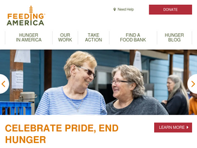 'feedingamerica.org' screenshot