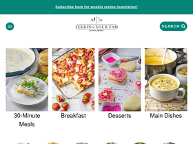 'feedingyourfam.com' screenshot