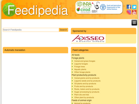 'feedipedia.org' screenshot