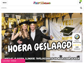 'feestbazaar.nl' screenshot