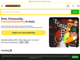 'feestkleding365.nl' screenshot