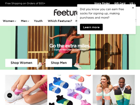 'feetures.com' screenshot