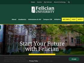 'felician.edu' screenshot