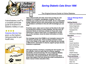 'felinediabetes.com' screenshot
