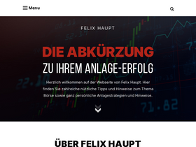 'felix-haupt.com' screenshot