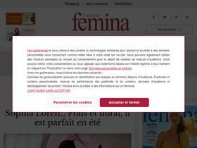 'femina.fr' screenshot