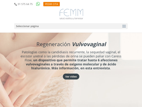 'femmcirugiaestetica.com' screenshot