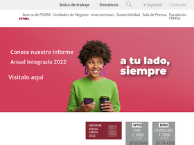 'femsa.com' screenshot