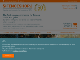 'fenceshop.eu' screenshot
