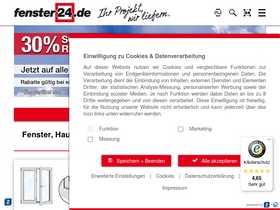 'fenster24.de' screenshot