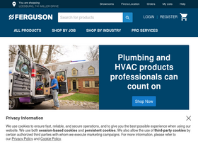 'ferguson.com' screenshot