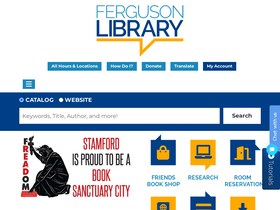 'fergusonlibrary.org' screenshot