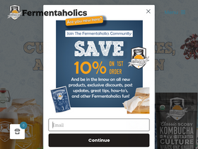 'fermentaholics.com' screenshot