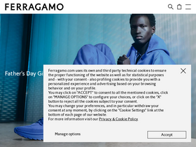 'ferragamo.com' screenshot