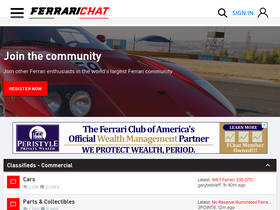 'ferrarichat.com' screenshot