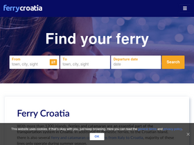 'ferrycroatia.com' screenshot