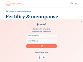 'fertilityiq.com' screenshot