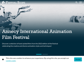 'festivalscope.com' screenshot