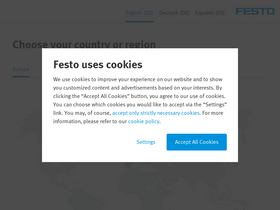 'festo.com' screenshot
