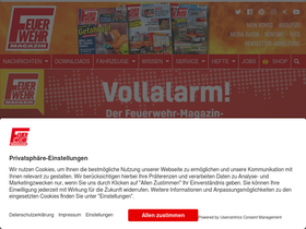 'feuerwehrmagazin.de' screenshot