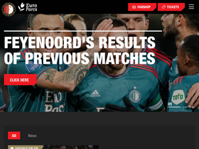 'feyenoord.com' screenshot