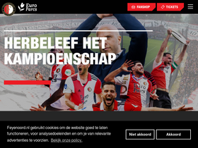 'feyenoord.nl' screenshot