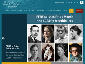'ffrf.org' screenshot