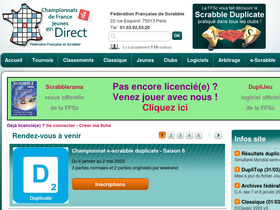 'ffsc.fr' screenshot